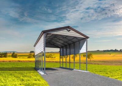 18' x 30' x 14' RV Cover With Side Panels