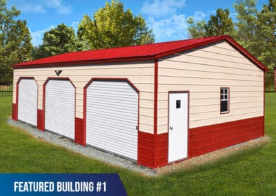 Featured-Building-1 - 24x35x10 Side-Entry Garage