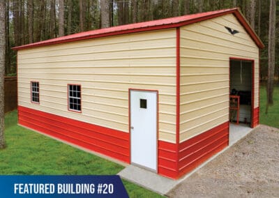 Featured-Building-20 - 24x30x12 Metal Garage