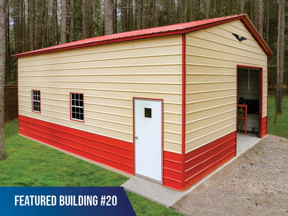 Featured-Building-20 - 24x30x12 Metal Garage