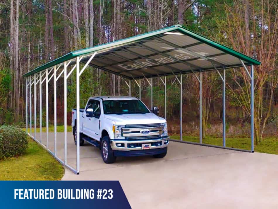 Featured-Building-23 - 20x35x10 Tall Double Carport