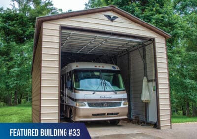 Featured-Building-33 - 18x40x14 RV Storage built with Double Legs