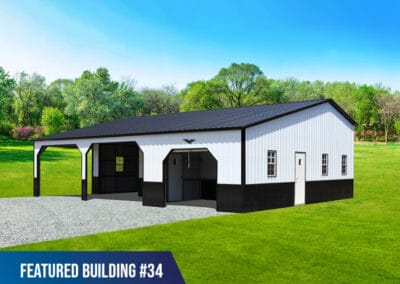 Featured-Building-34 - 36x40x12/9 Custom Metal Garage