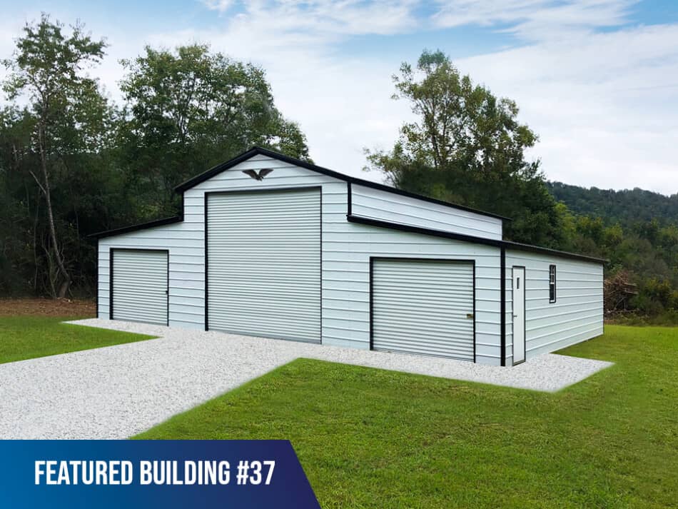 Featured-Building-37 - 42x40x13/9 Metal Horse Barn