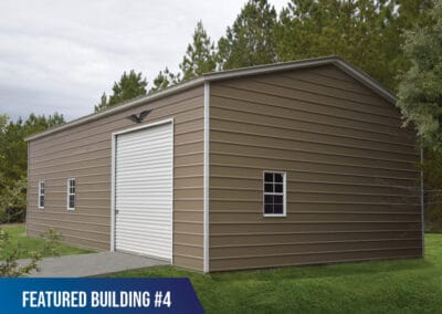 Featured-Building-4 -24x40x12 Vertical Roof Side Entry Garage