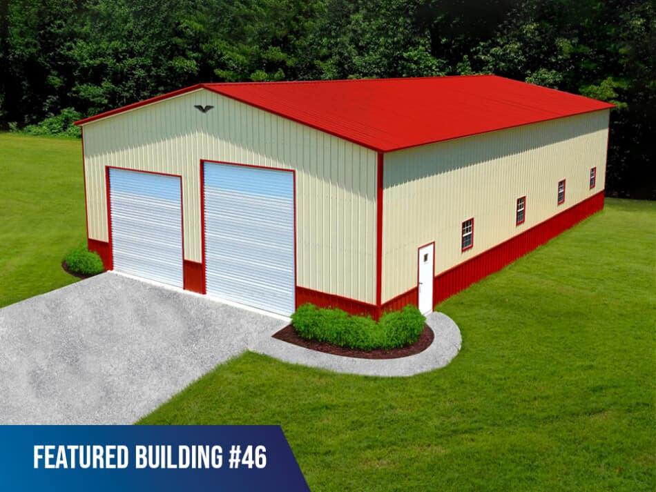 Featured-Building-46 - 40x50x14 Vertical Metal Garage