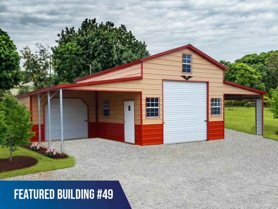 Featured-Building-49 - 44x25x12/8 Horse Barn Garage