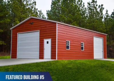 Featured-Building-5- 24x40x12 Vertical Roof Workshop