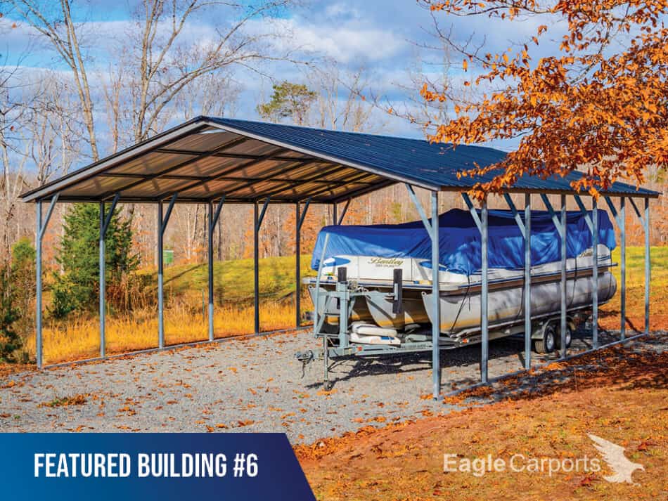 Featured-Building-6 - 24X30X9 Vertical Roof Carport