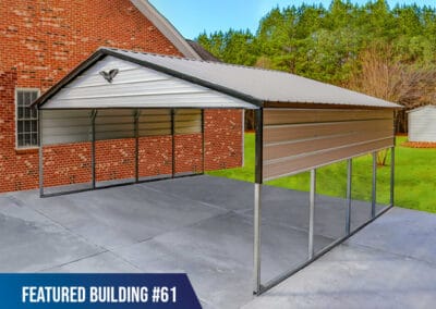 Featured-Building-61 - 24x20x7 Double Carport
