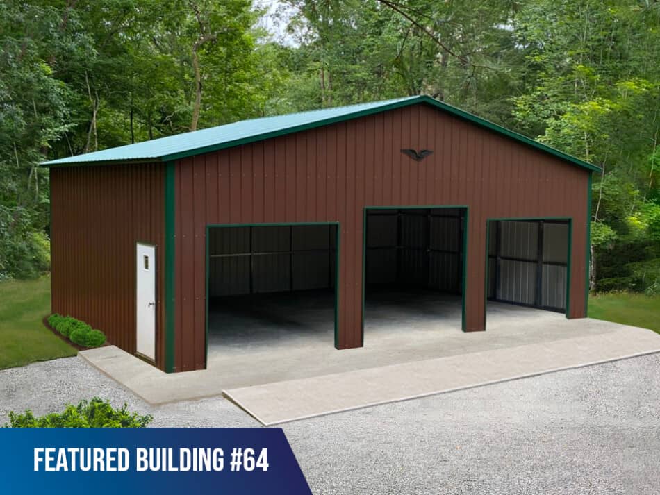 Featured-Building-64 - 36x25x12 3-Bay Garage