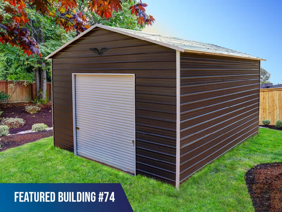 Featured-Building-74 - 18x25x12 Single Metal Garage
