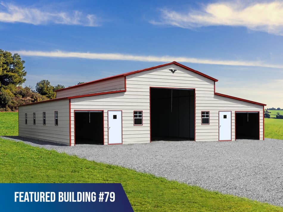 Featured-Building-79 - 48x40x14/9 Metal Horse Barn