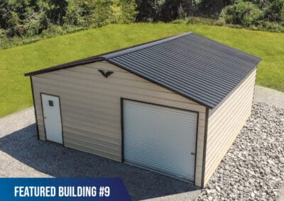 Featured-Building-9 -24x25x9 Vertical Roof Garage