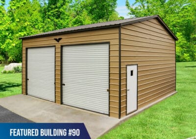 Featured-Building-90 - 24x25x12 Double Metal Garage