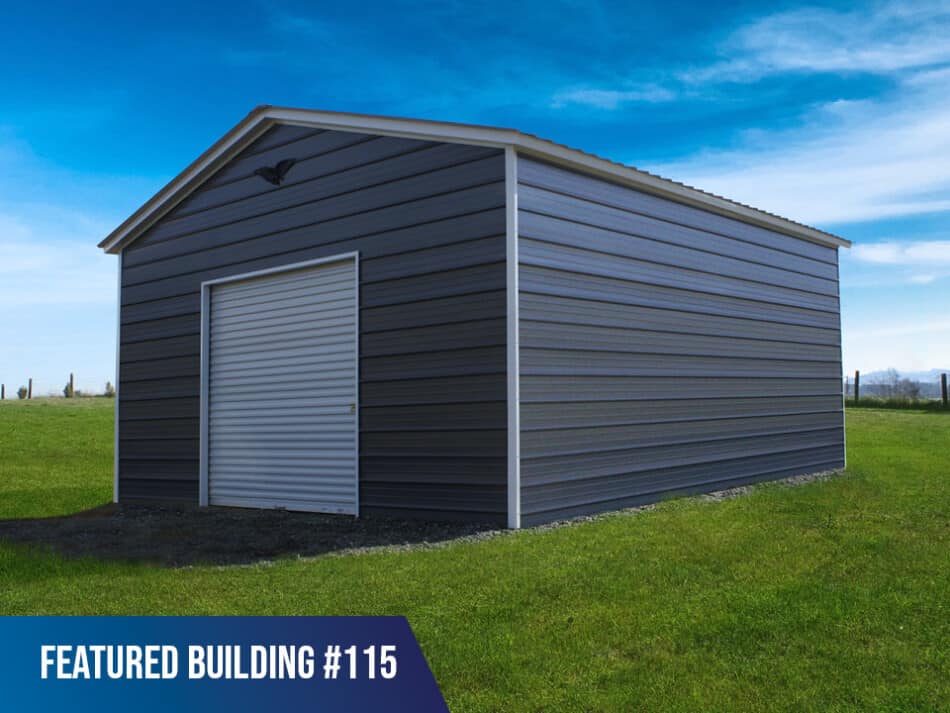 Featured Building 115 -20x25x10 Metal Garage
