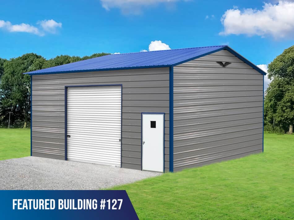 Featured Building 127 - 24x25x12 Side-Entry Garage