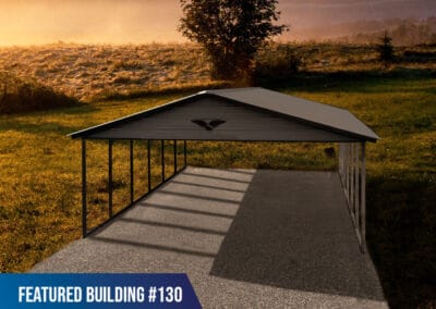 Featured Building 130 - 24x30x9 Metal Carport