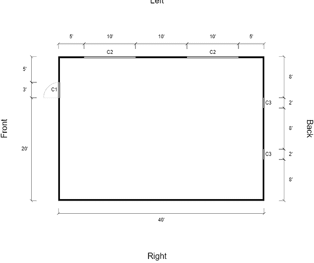 28x40x10 Doublewide Metal Garage - First Choice Carports